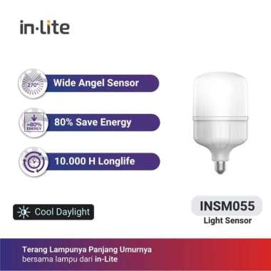 Lampu LED Sensor Cahaya IN LITE 20-30 Watt 30 WATT IN-LITE