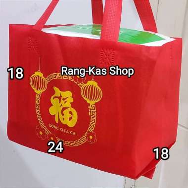 Tas kue Imlek 24x18 cm spunbond eceran
