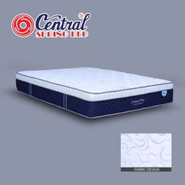 100% Produk Ori Kasur Spring Bed Central Deluxe Pocket Plus 90X200X33Cm(Premium) Multicolor