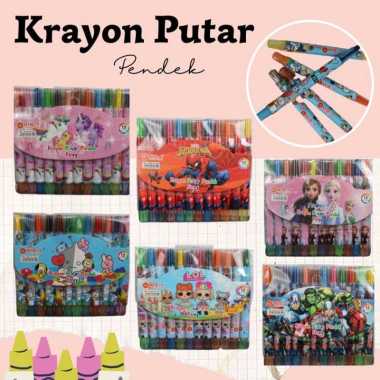 Crayon Putar Vis-1 Fancy Pendek - 1011