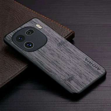 CASING VIVO IQOO 12 5G CASE IQOO 12 5G CANVAS CROSS PATTERN IQOO 12 5G Abu-abu