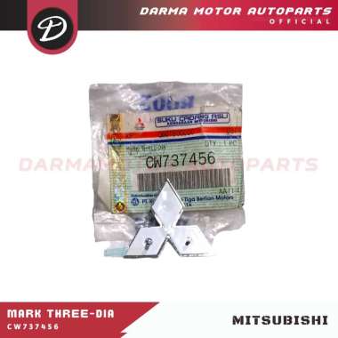 Emblem Mitsubishi Tiga Berlian Kuda Grandia Diamond Tahun 2002-2005