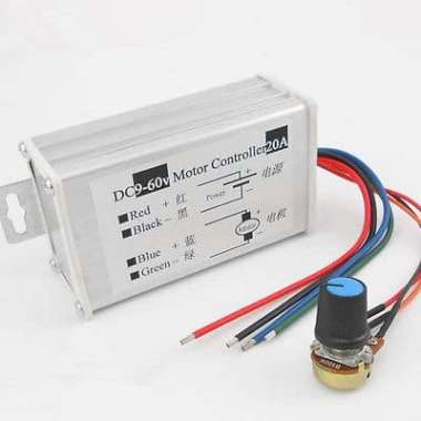 DC Motor Speed Controller Driver PWM 10A Multicolor