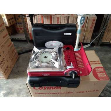 CGC-123 P COSMOS KOMPOR GAS PORTABLE STAINLESS STEEL / KOMPOR GAS PORTABLE COSMOS CGC123P