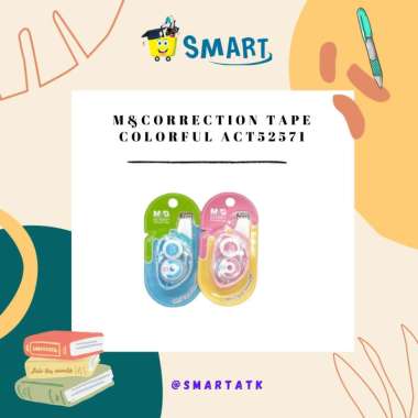(1 BIJI) M&G CORRECTION TAPE COLORFUL ACT52571/STIPO KERTAS