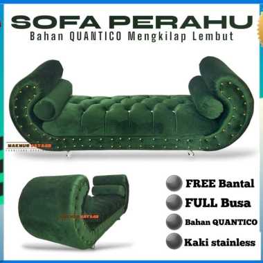 SOFA BENCH PERAHU MINIMALIS - SOFA BED PANJANG 160 CM / SOFA MULTIFUNGSI, RUANG TAMU , DEKORASI baha