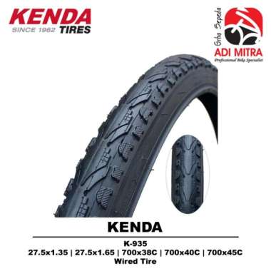 Kenda K-935 Wired Tire 27.5 Inch / 700C Ban Luar Sepeda 700x40C
