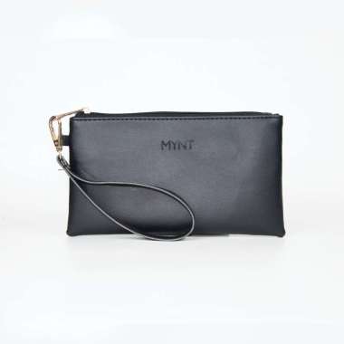 Lyra Clutch Pouch - Dompet Wanita Casual Simple Korean Hitam