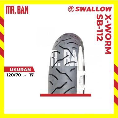 Ban Motor Swallow Tubeless 120/70-17 SB-112 X-Worm TL