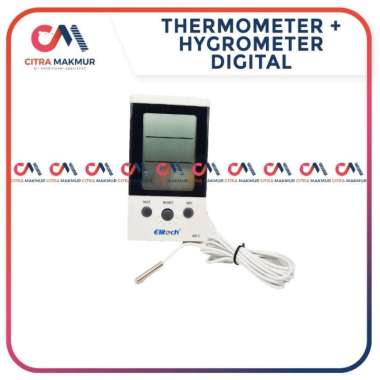 Thermometer Hygrometer Digital Ruangan Kulkas AC Sensor pengukur suhu