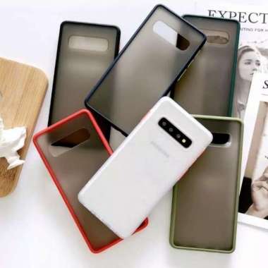SOFT CASE MATTE SAMSUNG S10 / S10 PLUS BCOLORED FROSTED ORIGINAL