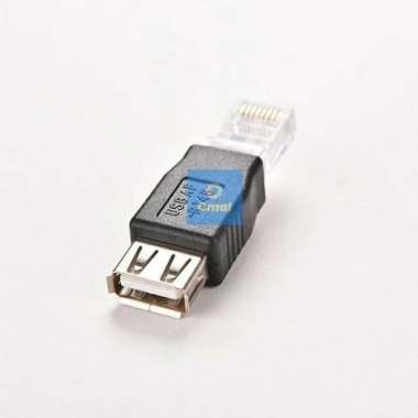 Converter RJ45 LAN to USB Female USB Adapter Connector Extension