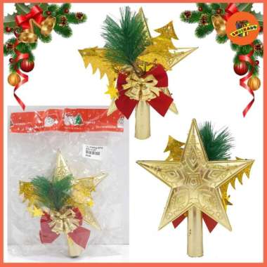HIASAN NATAL TOP BINTANG - Hiasan Bintang Natal SP15