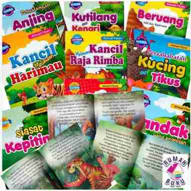 Buku Dongeng Fabel Bilingual Cerita Anak Serba Jaya