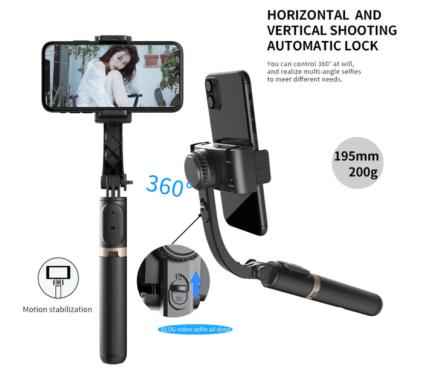 GIMBAL HANPHONE GIMBAL STABILLIZER SELFIE STABILIZER ANTI GOYANG Q08 Q08