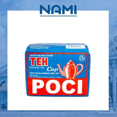 teh poci teh tubruk 40 gram biru