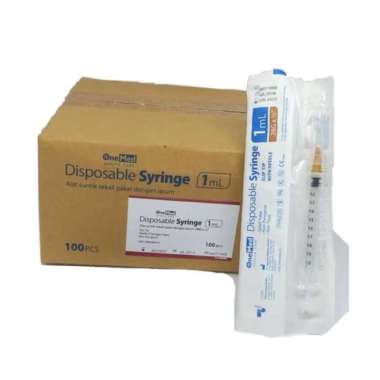 OneMed Spuit 1 CC Insulin Ecer