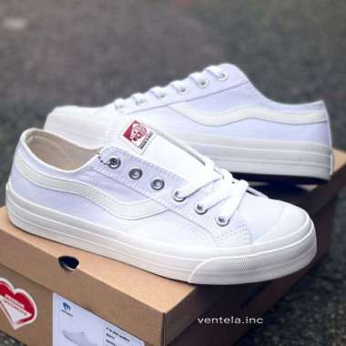 ZS Vantela public new low white sepatu pria sneaker wanita 40 White