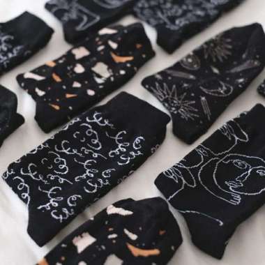 ZS Vantela public new low white sepatu pria sneaker wanita 43 kaos kaki