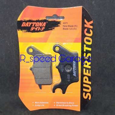 KAMPAS REM DAYTONA REVO FIT X 110 FI ABSOLUTE REVO BLADE 110 KARBU DEPAN BELAKANG