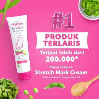 MAMA'S CHOICE STRETCH MARK CREAM MENGHILANGKAN GATAL DAN STRETCH MARK