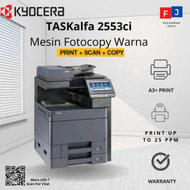 Mesin Fotocopy Warna KYOCERA TASKalfa 2553ci TA-2553ci Fotokopi A3 A4