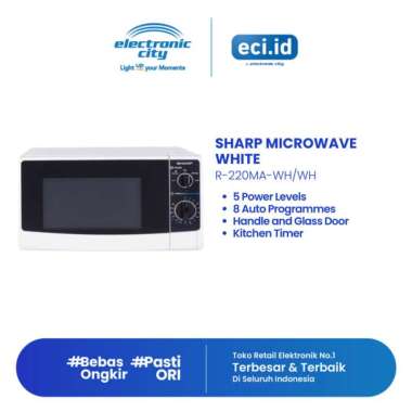 Sharp Microwave White - R-220MA-WH/WH