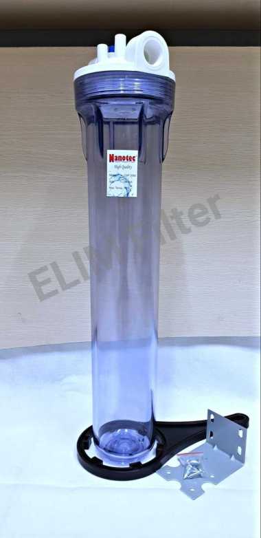 Housing Filter 20" Nanotec Clear / Housing Filter 20in Drat 1 inch