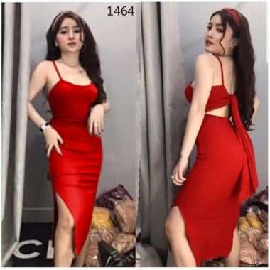 1464 Crop Top/One Set/Setelan Vaganza/Stelan Crop Top/Crop Top Korea Merah