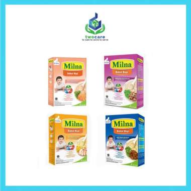 Milna Bubur Bayi Regular 8+ 120gr All Varian Rasa Hati Ayam Brokoli