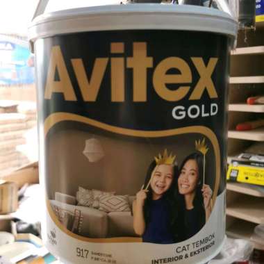 Avitex Gold Cat Tembok Interior dan Eksterior Berbagai Warna 919 Granite Grey