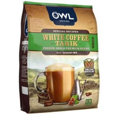 Owl White Coffee Tarik 3 in 1 Hazelnut [540 gr]
