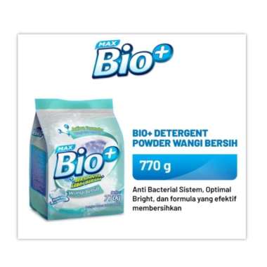 Bio Bio+ Detergent 770 gr Sabun Cuci Bubuk