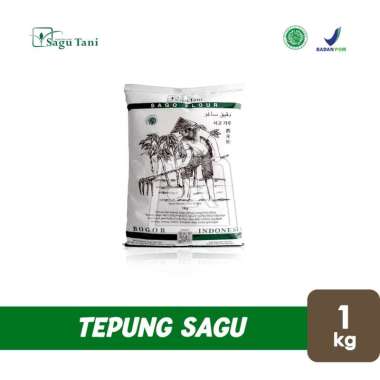 Tepung Sagu BOGOR / Sago Flour / Sagu Tani (Pack Ijo 1kg)