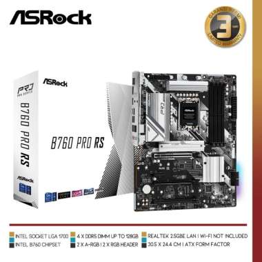ASROCK B760 Pro RS | Intel B760 LGA 1700 DDR5 ATX
