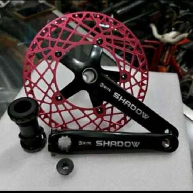 CRANKSET CRANK SET SYTE SHADOW HOLLOWTECH RED