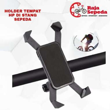 HOLDER TEMPAT HP DI STANG HANDLEBAR SEPEDA MTB SELI