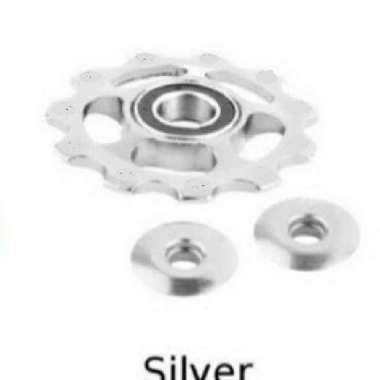PULLEY GEAR RD SEPEDA BEARING 11T SELI/MTB (SILVER)