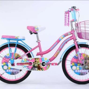 SEPEDA ANAK 4 RODA ZELDA 16 INCH Merah