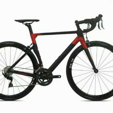 SEPEDA ROADBIKE PACIFIC VARILUX 5.0 CARBON 2x11 SPEED BLACK-RED