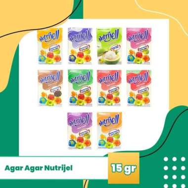 Agar agar nutrijell All Variant 15 gr plain