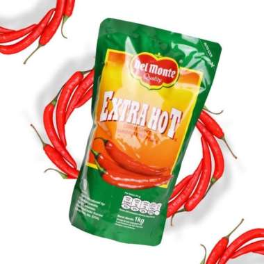 Saus Tomat Saus Extrahot Delmonte 1 Kg - Tomat Pedas