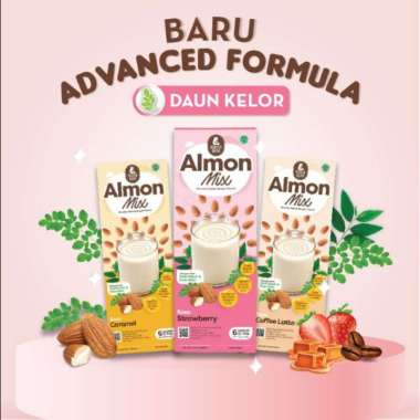 PMS230 SUSU ALMOND PELANCAR ASI MAMA BEAR ALMON MIX BOOSTER ASI Eceran Sachet