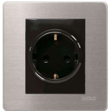 STOP KONTAK NERO STAINLESS V816VG