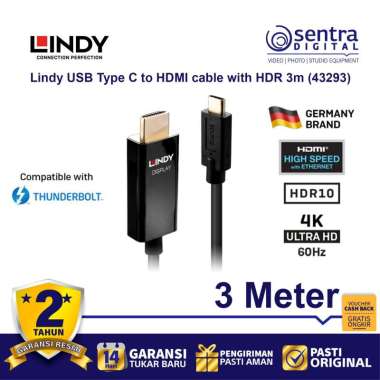 LINDY Type C Thunderbolt to HDMI 4K Adapter Cable ( 43293 )