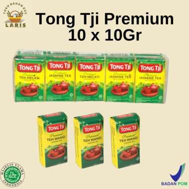 Promo Harga Tong Tji Teh Bubuk Premium Jasmine Tea per 10 pcs 10 gr - Blibli