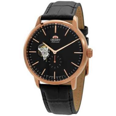 Orient RA-AR0103B10B Automatic Open Heart Jam Tangan Pria Leather Strap
