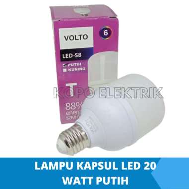 Lampu Led 20 Watt Kapsul Murah - Putih