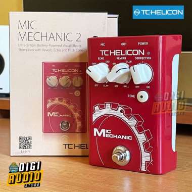 Efek Vocal TC HELICON MIC MECHANIC 2 Effects Stompbox Reverb Echo Pitch Microphone
