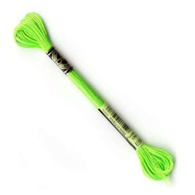 Benang DMC Light Effects Art 317 - E990 Neon Green Flourescents